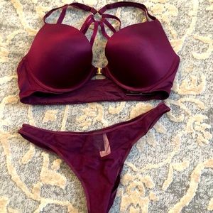 Push up bra and matching panty